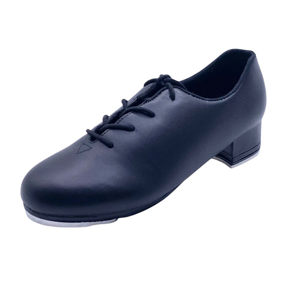 So Danca Leather Black Oxford Tap Dance Shoes Zuri TA42 Rubber Pads No Break In